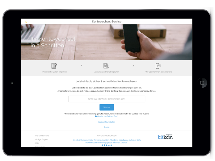 Schnell und einfach das Bankkonto wechseln?