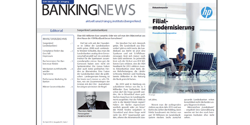 BANKINGNEWS Ausgabe 5 vom 16.04.2014