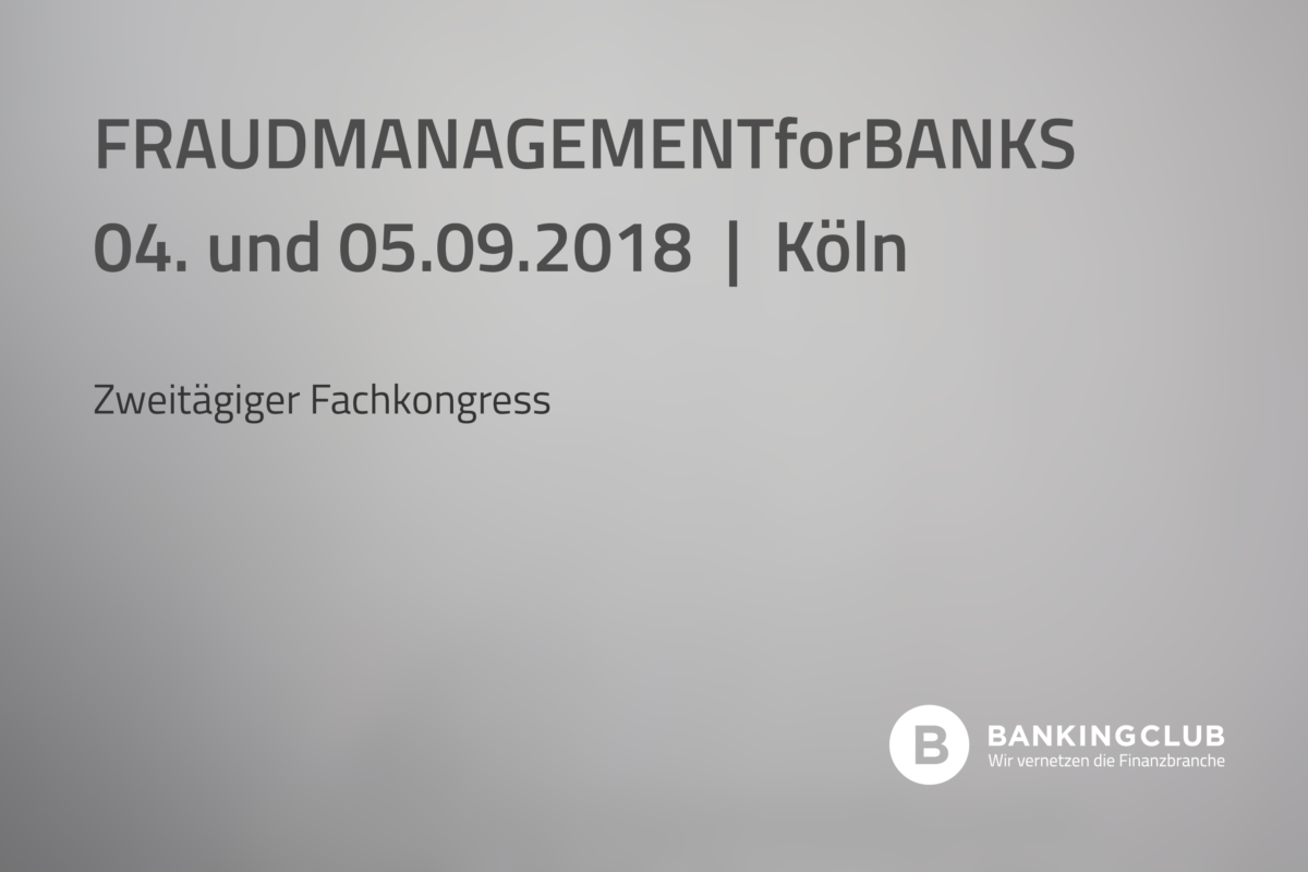 FRAUDMANAGEMENTforBANKS 2018