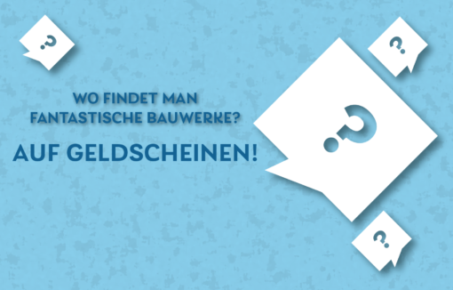 Grafik Fun Fact Gebäude auf den Euro-Banknoten