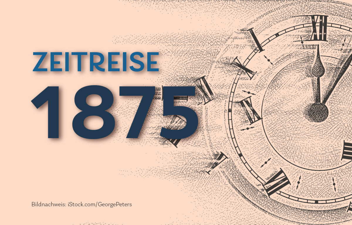 Grafik Zeitreise 1875 Das Bankgesetz wird beschlossen