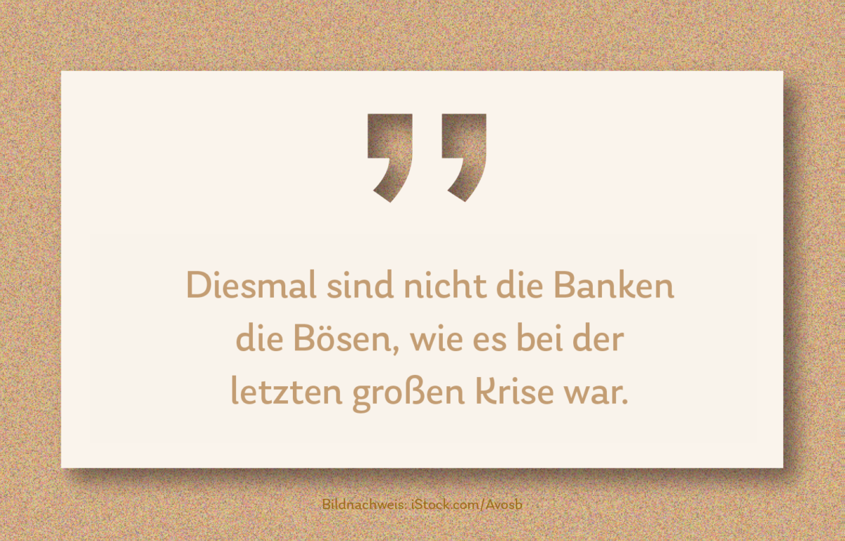 Grafik zum Kommentar Quer durch die Bank Wenn Risikomanagement an seine Grenzen kommt