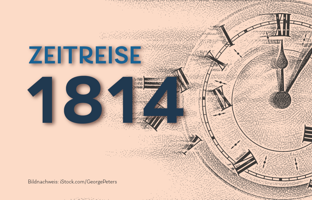 Grafik Zeitreise 1814 Gründung der Niederländischen Bank