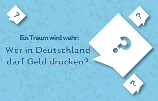 Druck von Euro-Banknoten: Wer darf in Deutschland Geld drucken? Daily Fun Fact