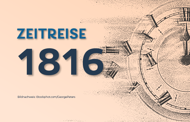 1816 wird die Oesterreichische Nationalbank gegründet.