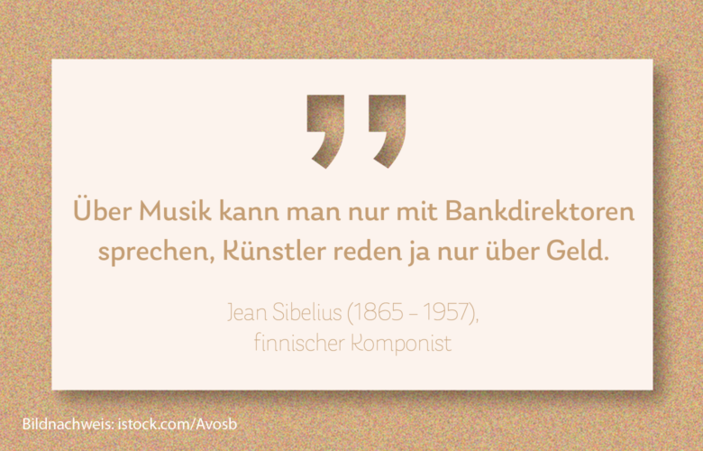 Musiknoten und Banknoten sind selten im Gleichklang, sagt BANKINGNEWS-Chefredakteur Thomas Friedenberger.