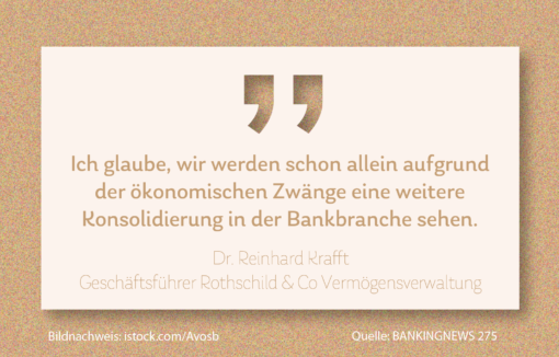 Dr. Reinhard Krafft, Geschäftsführer Rothschild & Co Vermögensverwaltung sprach im Interview über Konsolidierung in der Bankbranche. Jetzt im #Kassensturz.