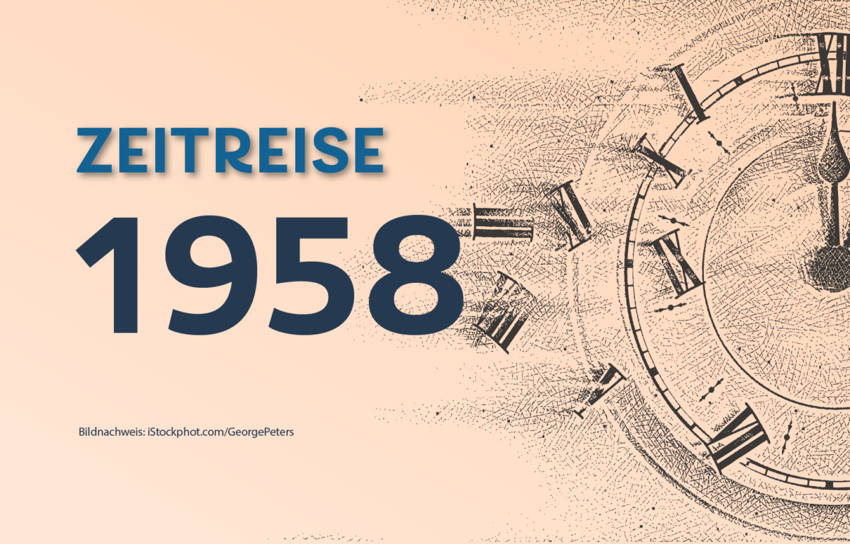 Die Gleichberechtigung von Mann und Frau ist heute selbstverständlich, sollte sie zumindest sein. Wir reisen ins Jahr 1958, damals trat das Gleichberechtigungsgesetz in Kraft.