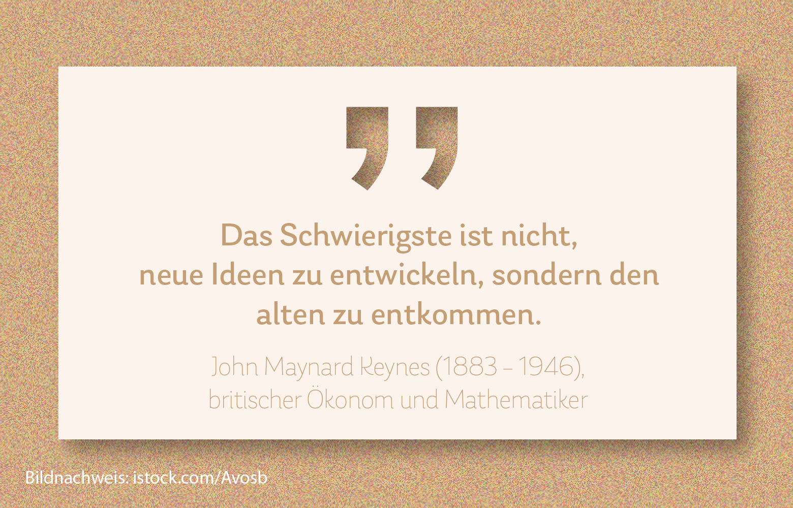 Zur rechten Zeit am richtigen Ort reicht das?