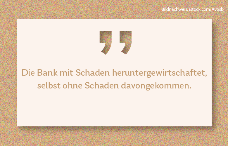 Geschmissen oder geworfen? Turbulenzen bei der Commerzbank