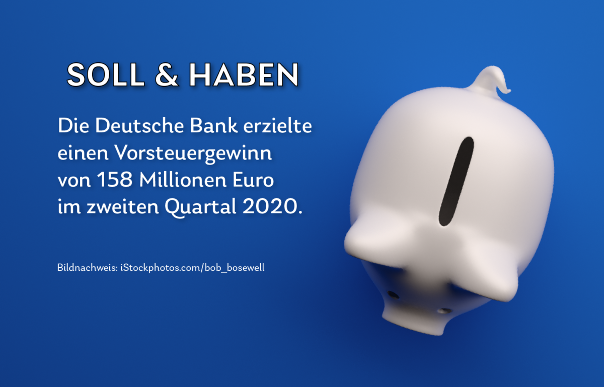 Deutsche Bank liefert Zwischenbericht für 2020