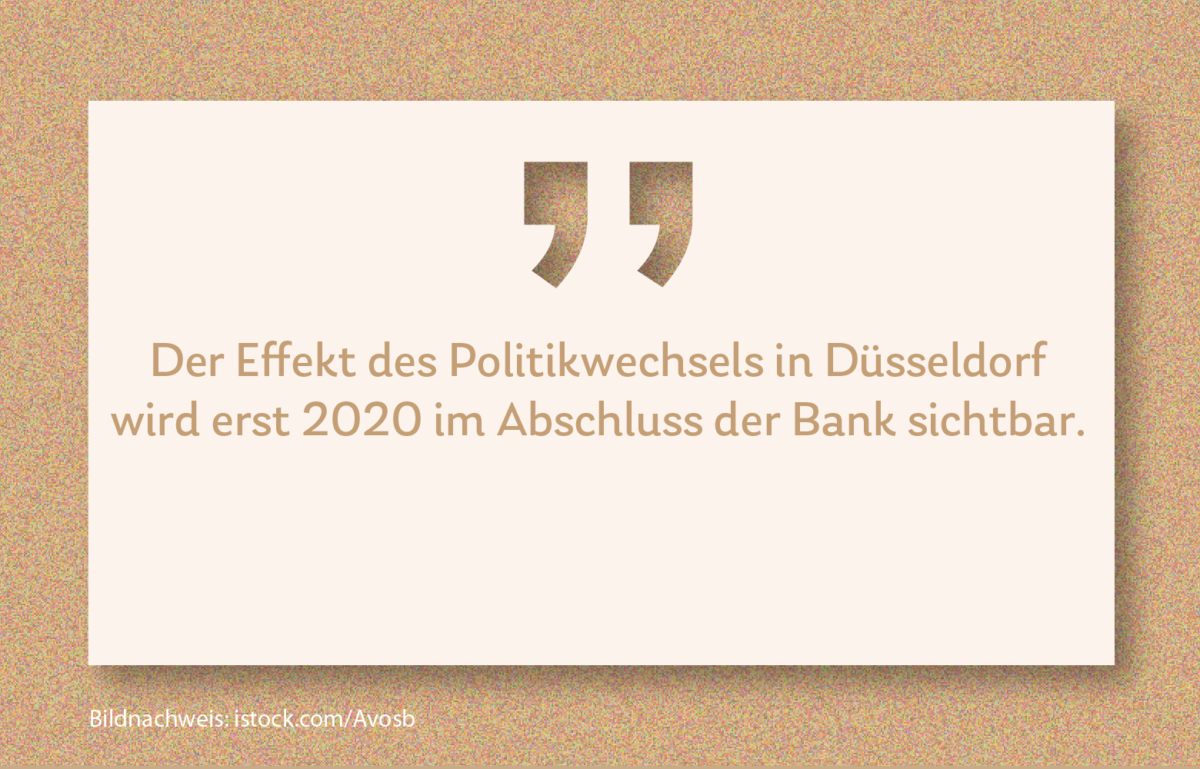 Stadtsparkasse Düsseldorf atmet auf