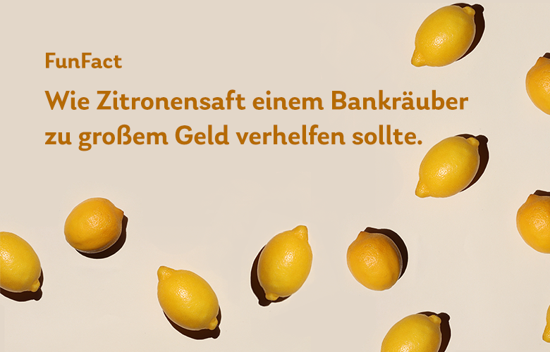 Der ganz schön sichtbare unsichtbare Bankräuber