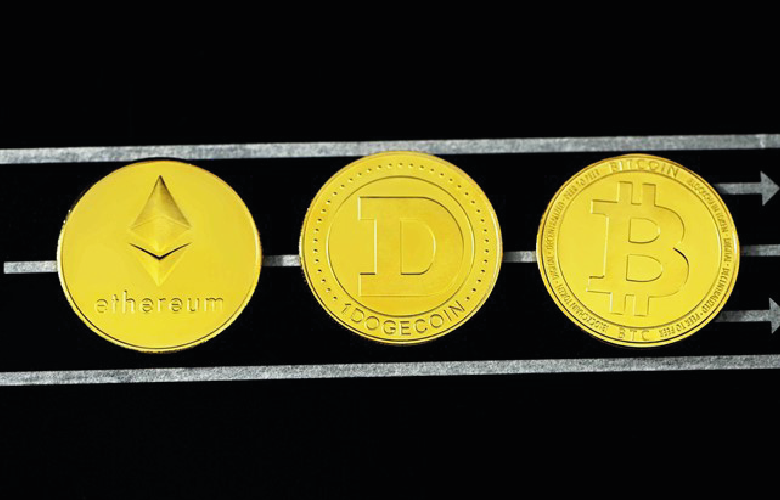 Kryptowährungen, Bitcoin, Etherum, digitales Geld, Blockchain, Kryptos