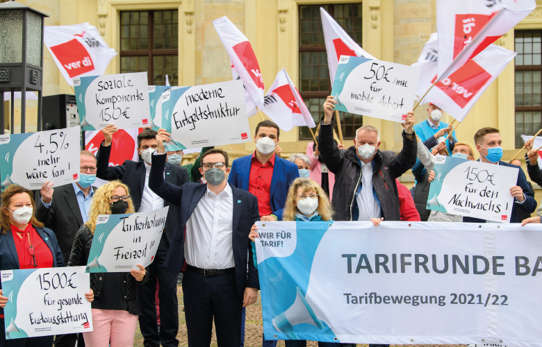 Gewerkschaften Voeb Tarifverhandlungen