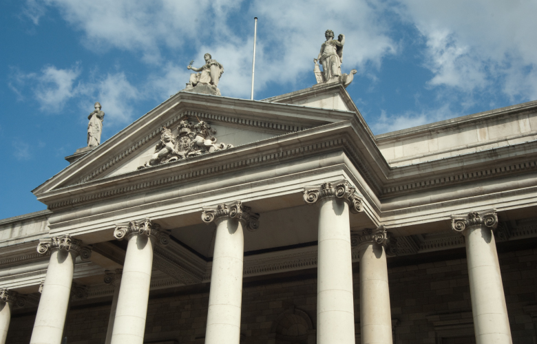 Das Gebäude Bank of Ireland in Dublin.