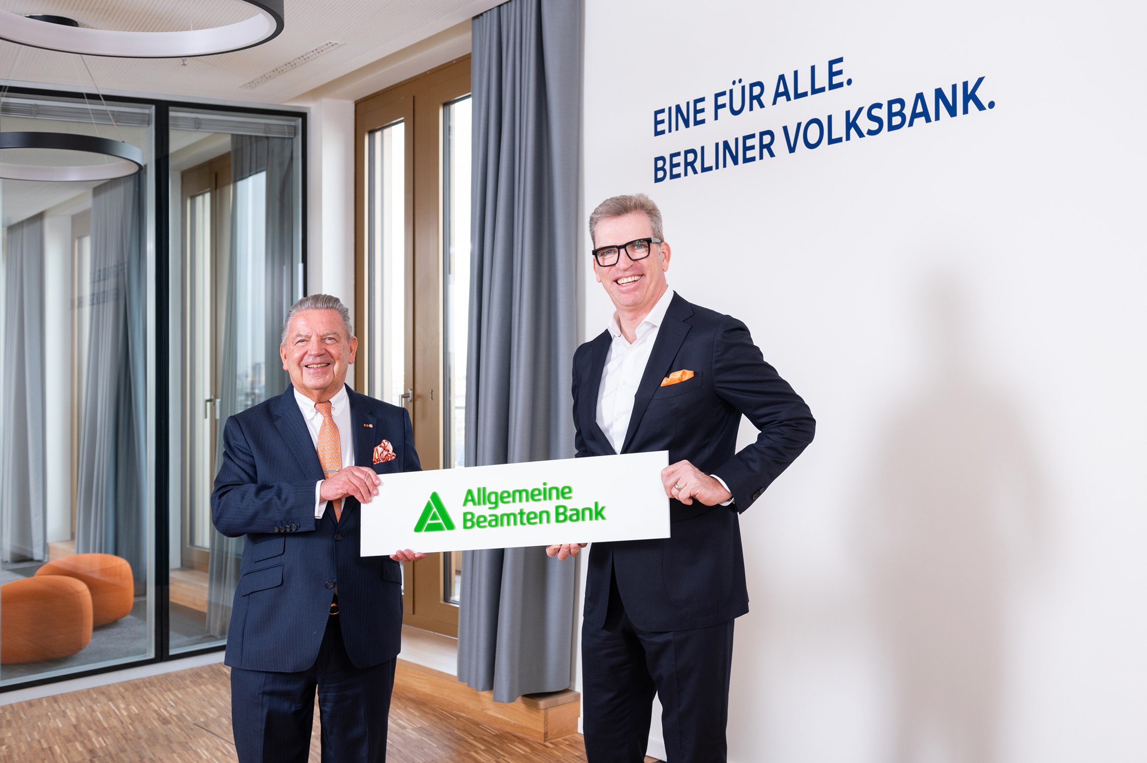 Berliner Volksbank will ABK Allgemeine Beamten Bank übernehmen