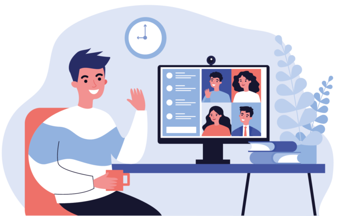 Grafik Tipps für die Videokonferenz. Daily #Über den Tellerrand|