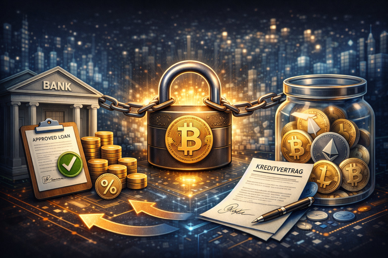 Krypto als Sicherheit: Transformation traditioneller Kreditvergabe |  BANKINGCLUB